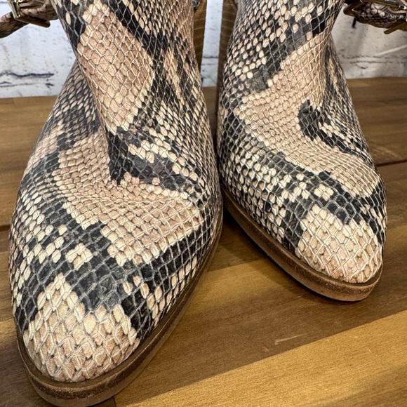 Vince Camuto Women's Snake Print Heels - Picture 3 of 5